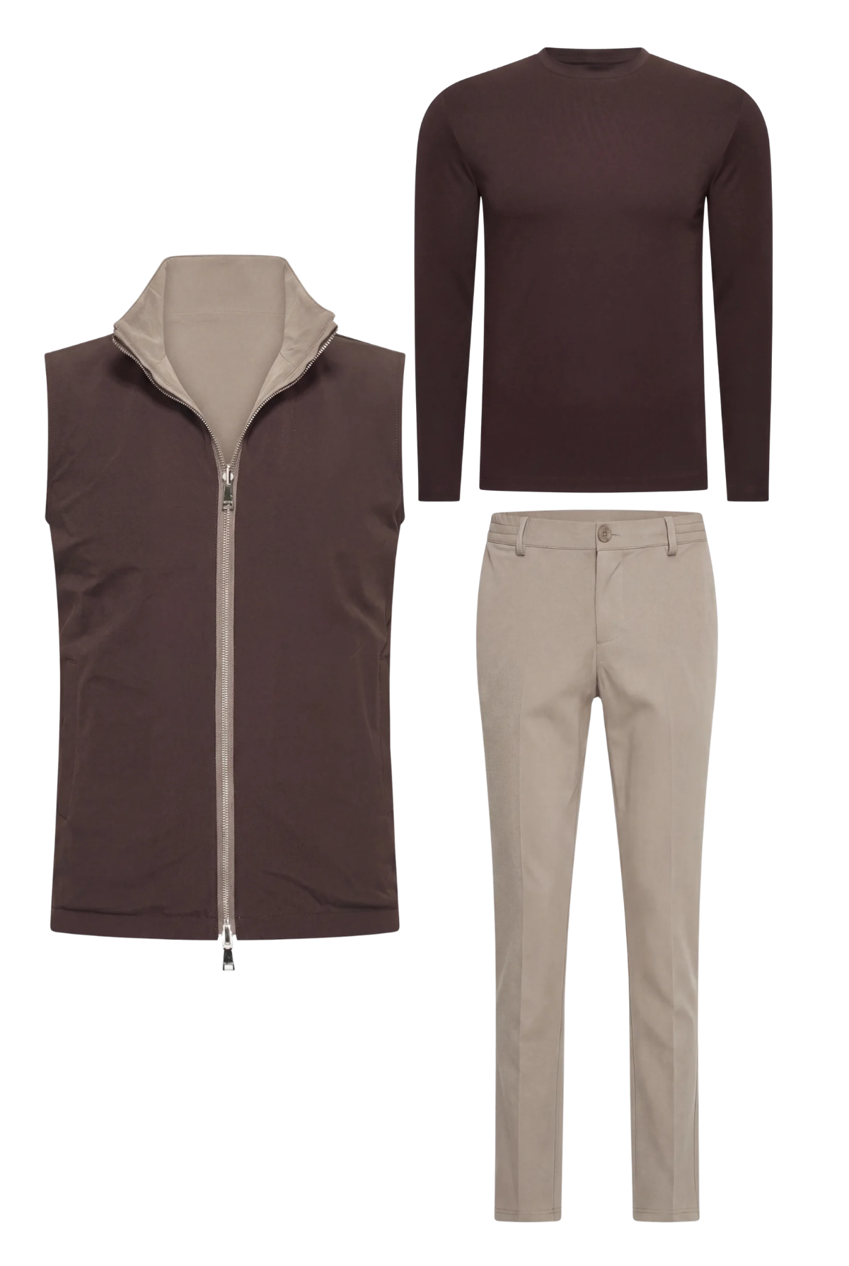 MAISON REVERSIBLE COFFEE & DESERT SET (LONG-SLEEVE T-SHIRT)