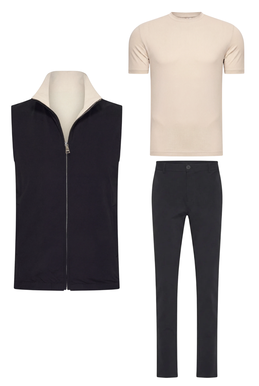 MAISON REVERSIBLE BLACK PEARL SET (T-SHIRT)