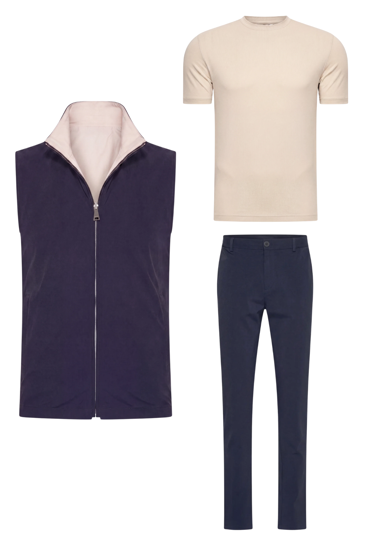 MAISON REVERSIBLE AZURE PEARL SET (T-SHIRT)