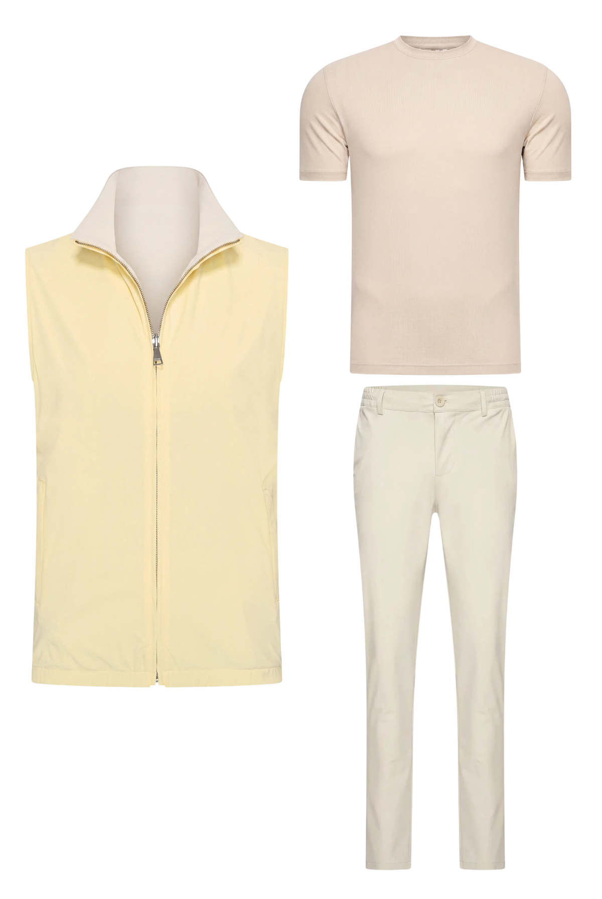 MAISON REVERSIBLE CANARY PEARL SET (T-SHIRT)